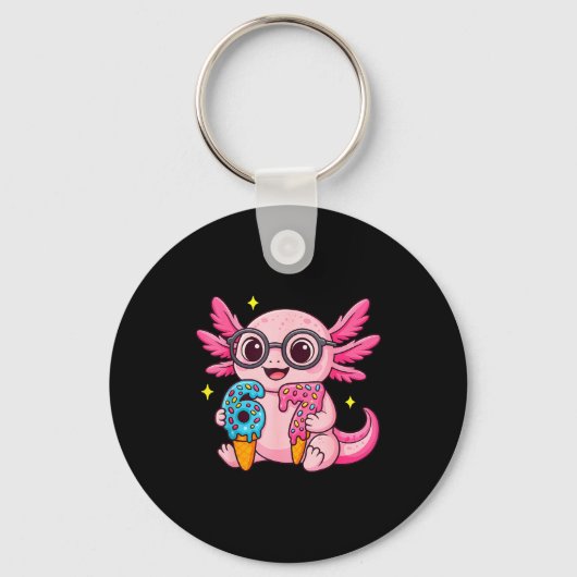 67 Meme Axolotl Funny Six Seven Axolotl Lover For  キーホルダー (正面)