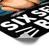 67 Meme Capybara Funny Six Seven Bruh Humor For Ki ポスター (角)