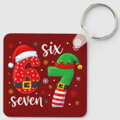 67 Meme Christmas キーホルダー (裏面)