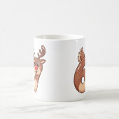 67 Meme Christmas Reindeer  Mug コーヒーマグカップ (中央)