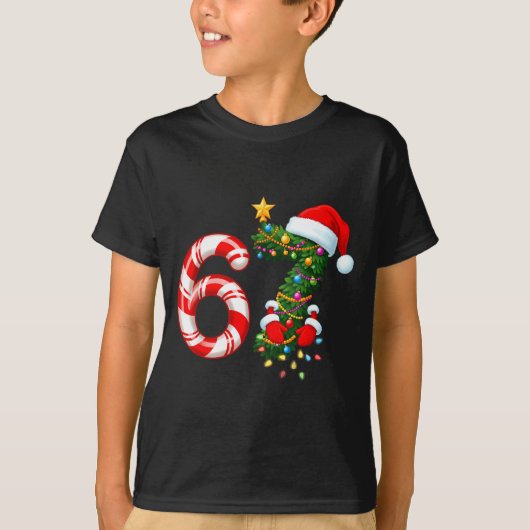 67 Meme Christmas Six Seven Xmas Men Women Boys Gi Tシャツ (正面)