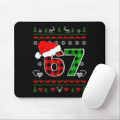 67 Meme Christmas Six Seven Xmas Ugly Sweater Men  マウスパッド (マウス)