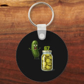 67 Meme Ckle Surprise A Jar Of Sliced Ckles Cuber  キーホルダー (正面)