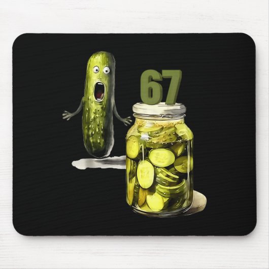 67 Meme Ckle Surprise A Jar Of Sliced Ckles Cuber  マウスパッド (正面)