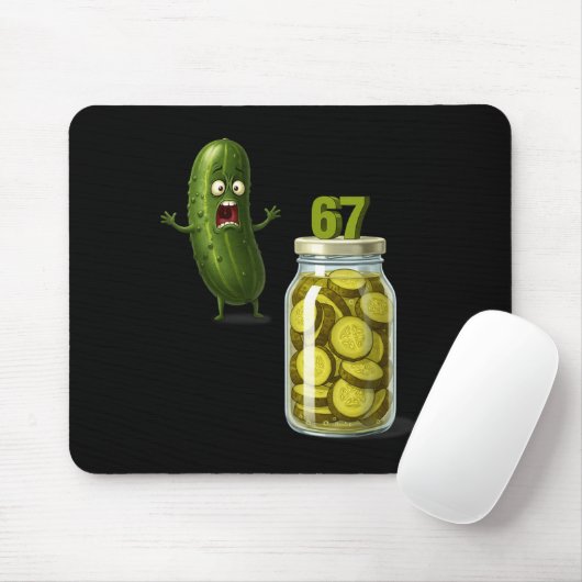 67 Meme Ckle Surprise A Jar Of Sliced Ckles Cuber  マウスパッド (マウス)