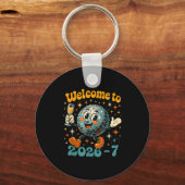 67 Meme Countdown Happy New Year Funny Drip Number キーホルダー (正面)