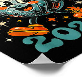 67 Meme Countdown Happy New Year Funny Drip Number ポスター (角)