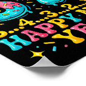 67 Meme Countdown Happy New Year Funny Drip Number ポスター (角)