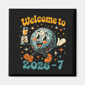 67 Meme Countdown Happy New Year Funny Drip Number マグネット (正面)