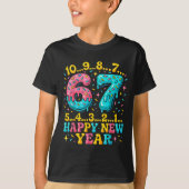 67 Meme Countdown Happy New Year Funny Drip Number Tシャツ (正面)