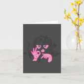 67 Meme Cud Hands Bubble Gum Six Seven Meme Valent カード (黄色い花)