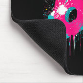 67 Meme Drip Spray Paint Six Seven 80s Bright Colo マウスパッド (コーナー)