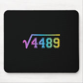 67 Meme Fun Square Root 4489 Teen Six Seven Math T マウスパッド (正面)