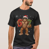 67 Meme Funny Big Foot Six Seven Christmas Xmas Sa Tシャツ (正面)