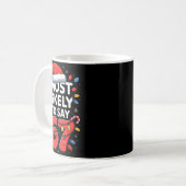 67 Meme Funny Christmas Meme Design Most Likely To コーヒーマグカップ (正面左)