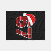 67 Meme Funny Christmas Red Plaid Xmas Pajamas Sla フリースブランケット (正面(横))