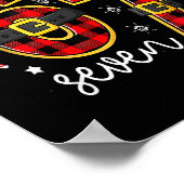 67 Meme Funny Christmas Red Plaid Xmas Pajamas Sla ポスター (角)