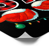 67 Meme Funny Christmas Red Plaid Xmas Pajamas Sla ポスター (角)