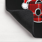 67 Meme Funny Christmas Red Plaid Xmas Pajamas Sla マウスパッド (コーナー)