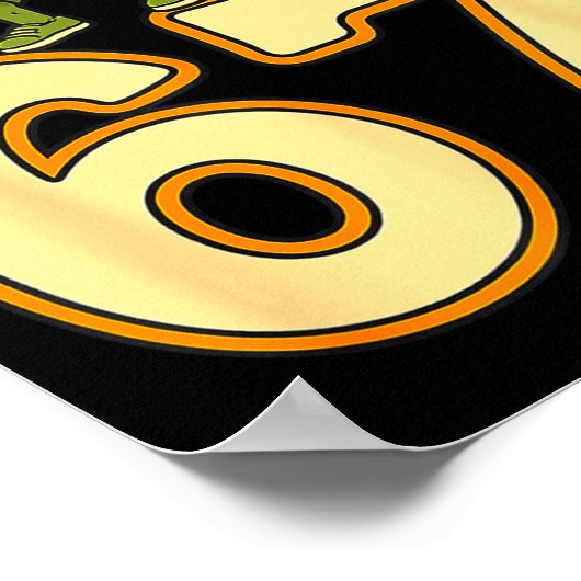 67 Meme Funny Halloween Numbers Six Seven Men Wome ポスター (角)