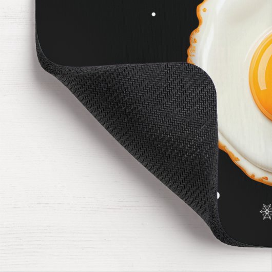 67 Meme Funny Number 6 Egg Bacon Matching Christma マウスパッド (コーナー)