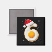 67 Meme Funny Number 6 Egg Bacon Matching Christma マグネット (正面/裏面)