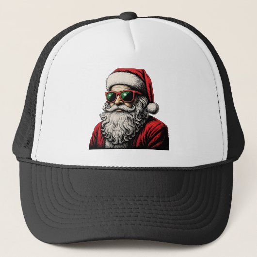 67 Meme Funny Santa Says Six Seven Christmas キャップ (正面)