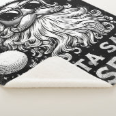 67 Meme Funny Santa Says Six Seven Christmas シェルパブランケット (3/4)