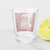 67 Meme Funny Santa Says Six Seven Christmas ショットグラス (裏面)