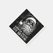 67 Meme Funny Santa Says Six Seven Christmas スタンダードカクテルナプキン (角)