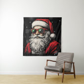 67 Meme Funny Santa Says Six Seven Christmas タペストリー (インサイチュ)