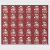 67 Meme Funny Santa Says Six Seven Christmas ラッピングペーパー (フラット)