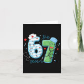 67 Meme Funny School Nurse Six Seven Meme Nursing  カード (正面)