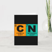 67 Meme Funny Science Teacher Periodic Table Retro カード (正面)