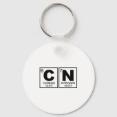 67 Meme Funny Science Teacher Periodic Table Retro キーホルダー (正面)