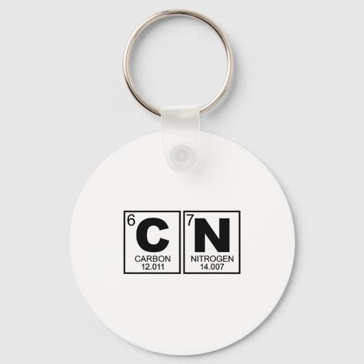 67 Meme Funny Science Teacher Periodic Table Retro キーホルダー (正面)