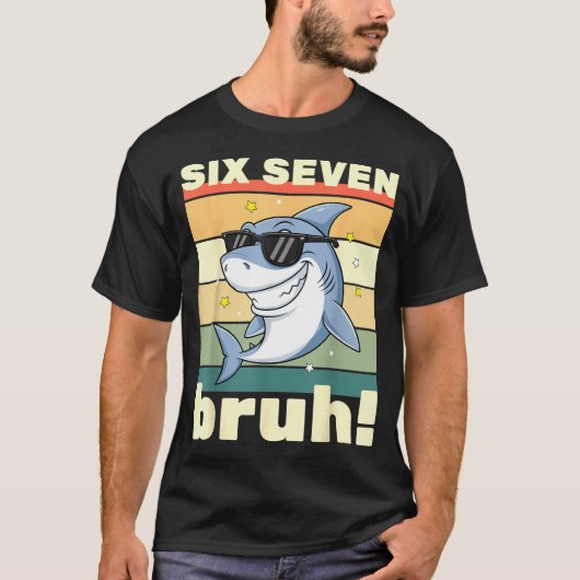 67 Meme Funny Six Seven Bruh 6-7 Meme Kids Boys Gi Tシャツ (正面)