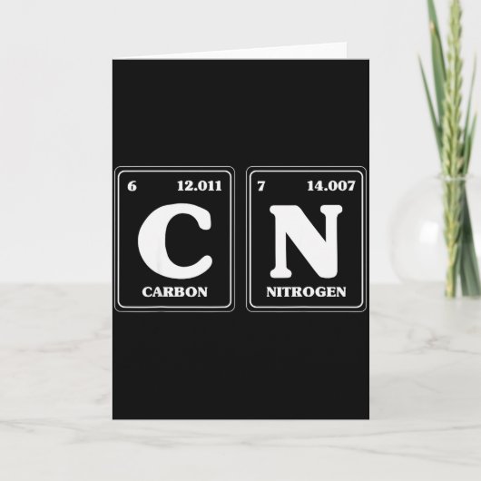 67 Meme Funny Teacher Science Periodic Table Retro カード (正面)