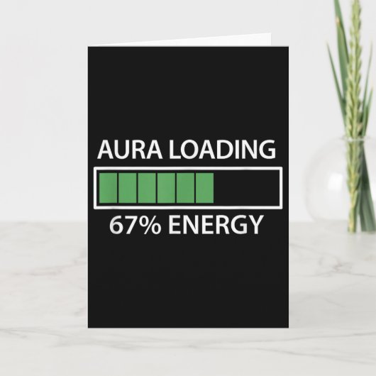 67 Meme Gen Alpha Aura Loading  カード (正面)