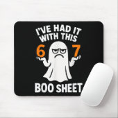 67 Meme Halloween Costume 6 7 Funny Boo Sheet Six  マウスパッド (マウス)