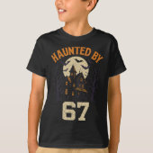 67 Meme Halloween Costume Haunted By 6-7 Brainrot Tシャツ (正面)