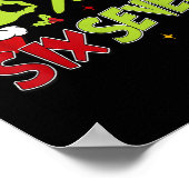 67 Meme Humor 6-7 Funny Six Seven Christmas  ポスター (角)