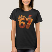 67 Meme Humor 6-7 Funny Six Seven Thanksgiving Tur Tシャツ (正面)
