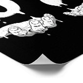 67 Meme Humor Numer 6 7  ポスター (角)