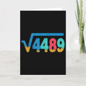 67 Meme Ice Cream Drip Square Root 4489 Slang Math カード (正面)