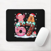 67 Meme Kawaii Axolotl Capybara Christmas Ice Crea マウスパッド (マウス)