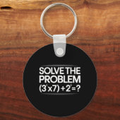 67 Meme Math Funny Six Seven Teacher Brainrot Joke キーホルダー (正面)