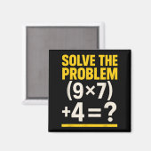 67 Meme Math Teacher Funny School 6-7 Brain Rot Si マグネット (正面/裏面)