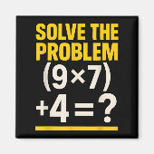 67 Meme Math Teacher Funny School 6-7 Brain Rot Si マグネット (正面)