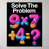 67 Meme Math Teacher Ice Cream Drip 6 7 Brainrot S ポスター (正面)